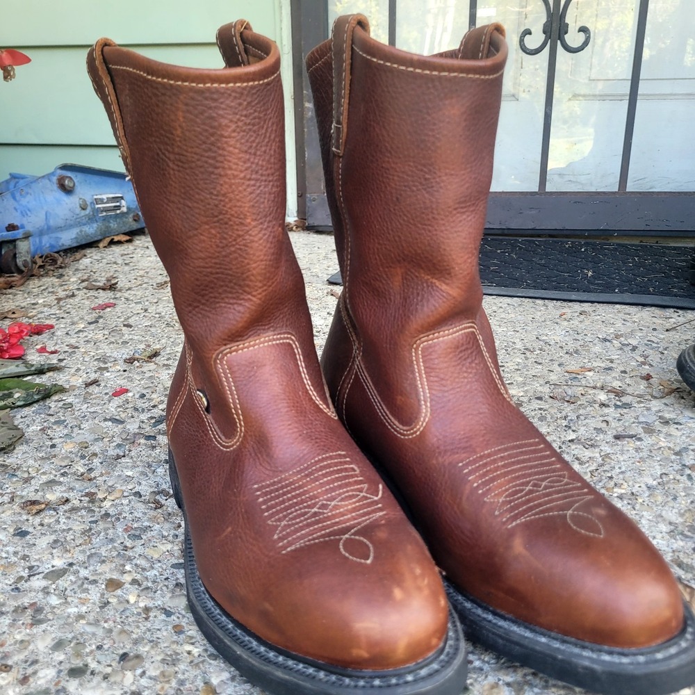 Wolverine Tremor Durashock Work Boots Size 11.5 Leather